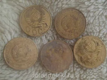 Cum se curata monedele URSS