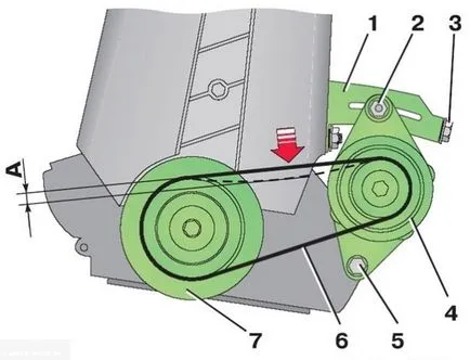 Pe măsură ce trageți de racordării video de curea alternator vase-2114 (VAZ-2114 curea generator) Cum de a strânge cureaua alternatorului pe vasele-2114 înșirare video de