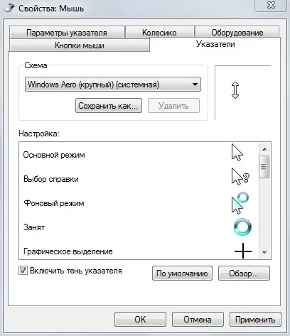 Cum de a pune cursorul personalizat pe Windows 7 8 trepte (imagini)