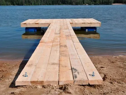 Cum de a construi un cheu (platformă) la râu cu mâinile lor, care metoda de instalare pentru a alege (River) Cum de a construi un cheu (platformă) la râu cu mâinile lor, care metoda de instalare pentru a alege