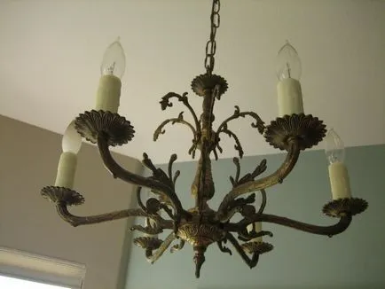Cum să stea o fotografie candelabru, în special plafoane (candelabru) Cum să stea un candelabru imagine, are plafoane