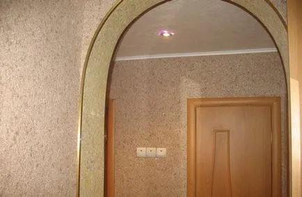 Cum pentru a lipi peste tapet arc