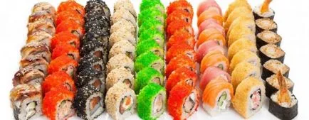 Cum să se pregătească sushi la pas acasă cu rețete pas (bucată foaie de nori) Cum să se pregătească sushi la pas acasă cu rețete pas