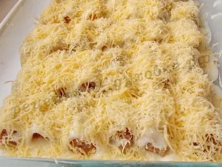 Cum de a găti cannelloni cu carnea în cuptor reteta cu o fotografie
