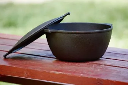 Ca calcinat Cauldron fier 2 simplu, dar metoda adevărat, foto și video