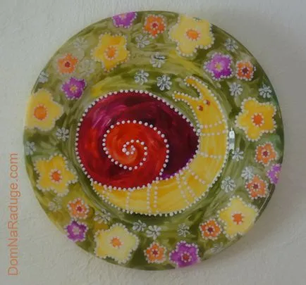 Cum să picteze o placă decorativă cu mâinile lor - toată distracția! (Decorative) Cum să picteze o placă decorativă cu mâinile lor - toată distracția!