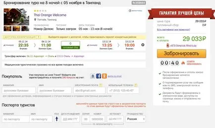 Cum să cumpere propriul tur prin Internet