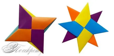 Cum sa faci un pas de hârtie shuriken cu instrucțiuni pas - în secret