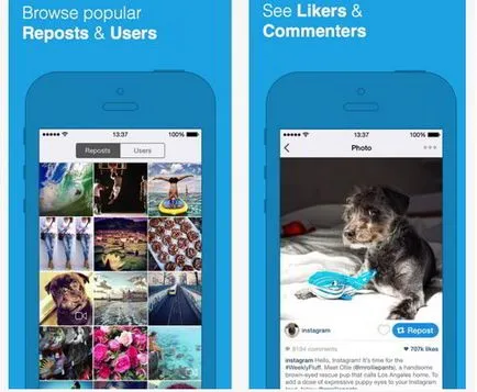 Cum sa faci o Instagram repost la (do) Cum sa faci o repost în Instagram