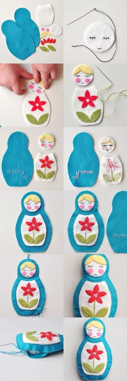 Cum de a face tesatura Matryoshka cu mâinile (Matryoshka) Cum de a face tesatura Matryoshka cu mâinile