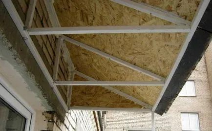 Cum sa faci un acoperiș pe balconul de la ultimul etaj cu mâinile lor