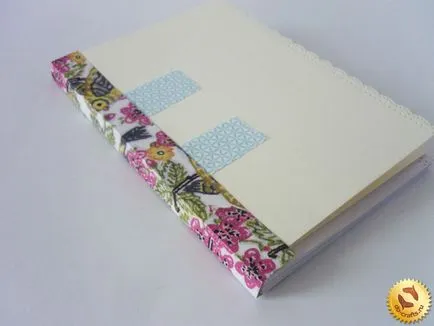 Cum de a face o carte de hârtie sau notebook-uri cu mâinile, precum și un capac frumos (sfârșitul carnețelul) Cum de a face o carte de hârtie sau notebook-uri cu mâinile, precum și un capac frumos