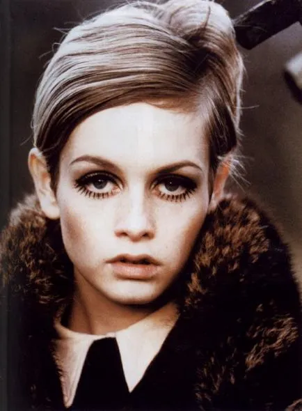 Cum sa faci un machiaj în stil retro lumina zeita twiggy master-class și inspirație