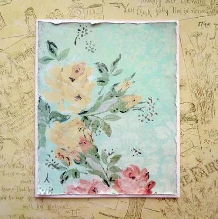 Cum de a face o carte poștală - idei scrapbooking