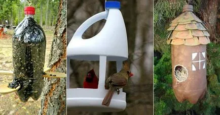 Cum sa faci o Birdhouse dintr-o sticla de plastic de cinci litri