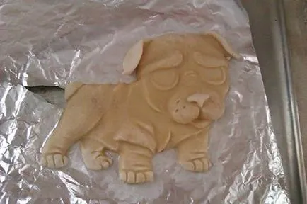 Cum sa faci un câine, un catelus din aluat de sare