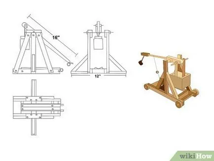 Cum sa faci o catapulta sau catapulta (plan de a utiliza o catapulta) Cum sa faci o catapulta sau catapulta