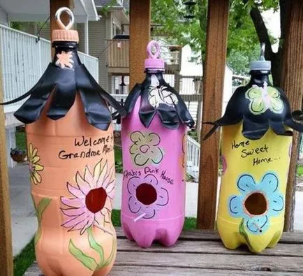 Cum sa faci o Birdhouse dintr-o sticla de plastic de cinci litri