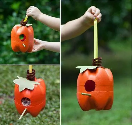Cum sa faci o Birdhouse dintr-o sticla de plastic de cinci litri