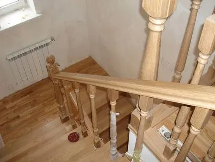 Cum de a asambla o scara de lemn cu mâinile lor, cu rotirea elementelor prefabricate (scară din lemn) Cum de a asambla o scara de lemn cu mâinile lor, cu rotirea elementelor prefabricate