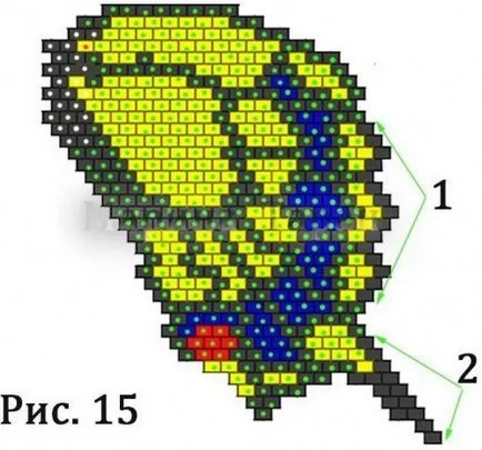 Cum de a țese un șirag de mărgele papilionidae - master class, dulce casă - mână a făcut meserii și idei (din nou, face simplu) Cum de a țese un șirag de mărgele papilionidae - master class, dulce casă - mână a făcut meserii și idei