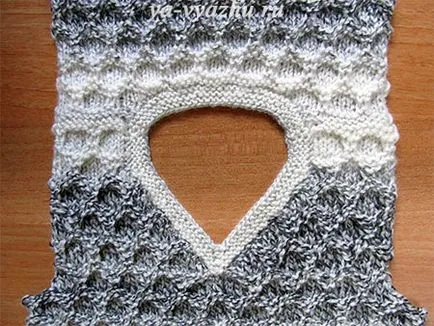 Cum să tricot model de Vest pentru celulă mare copil, tricotat umor