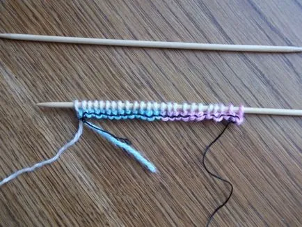 Cum să tricot papuci vorbit cu mâinile sale papuci unită și Sledkov spițe detaliate