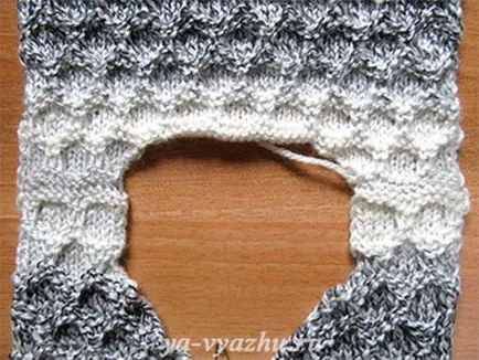 Cum să tricot model de Vest pentru celulă mare copil, tricotat umor