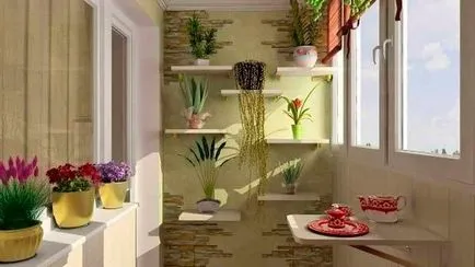 Cum de a decora balcon cu mâinile sale foto idei decor loggie