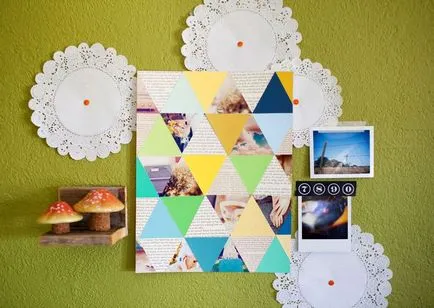 Cum de a decora cartea cu ideea lor mâinile de colaj pentru capace creative de caiete școlare
