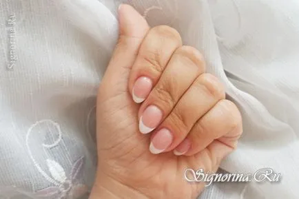 Cum vykladnoy gel de franceză la lecție acasă cu fotografii