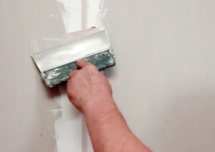 Cum gips-carton chit cu mâinile lor în mod corect și cu costuri reduse (chit) Cum chit gips-carton cu mâinile lor în mod corespunzător și eficient