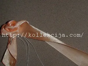 Cum să coase panglici a crescut cu mâinile sale - Magazine Online