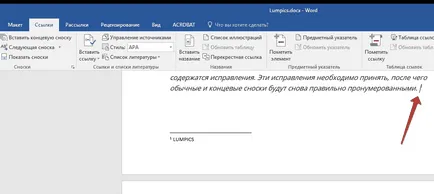 Cum de a face o notă de subsol în Word