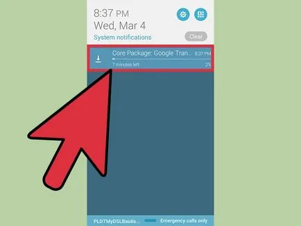 Cum de a descărca un pachet lingvistic pentru a fi utilizat într-un mod offline, Google Translate pe bază androjda