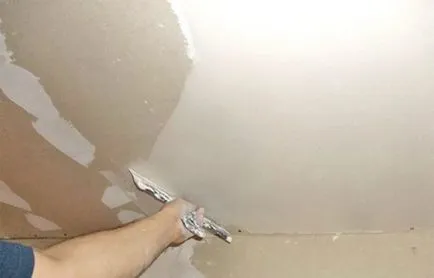 Cum chit plafon cu mâinile - instrucțiuni pas cu pas!