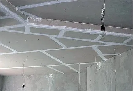 Cum chit plafon cu mâinile - instrucțiuni pas cu pas!