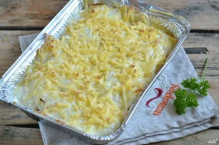 Cartofi cu sos - béchamel - un pas cu pas reteta cu fotografii de pe (gătit) Cartofi cu sos - béchamel - un pas cu pas reteta cu fotografii de pe