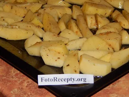 cartofi catei de usturoi în cuptorul cum să gătească - pas cu pas retete cu imagini de la domiciliu (Cook) pene de cartofi cu usturoi în cuptor cum să gătească - pas cu pas rețete cu fotografii acasă