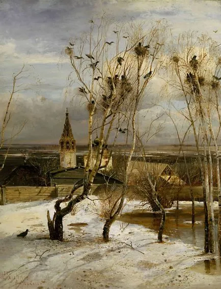 Pictura „Rooks au sosit“ bufnita