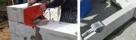 Montare de blocuri de beton cu mâinile pe lipici, pas video prin instrucțiuni pas, diagrame