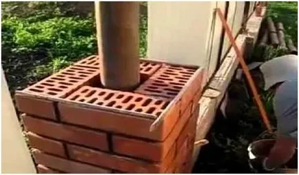 stâlpi de cărămidă cu mâinile lor instrucțiuni pas cu pas, fotografii