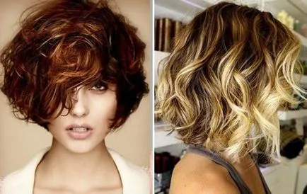 Colorat pe bob de păr scurt, bob, bob, și cu extinderea unei etape scurte (foto) (colorat) Colorat pe bob de păr scurt, bob, bob, și cu extinderea unei etape scurte (foto)