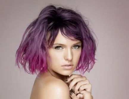 Colorarea părului păr scurt (foto) (scurt) Colorarea părului păr scurt (foto)