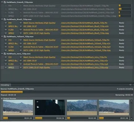 Codificare în Adobe codificator mass-media