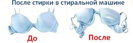 Bone de sutien a intrat în mașina de spălat - cum să obțineți