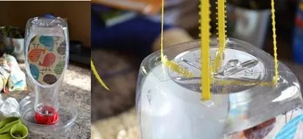 Troacă pentru păsări cu mâinile fotografia lui și idei originale (alimentatoare) Troacă pentru păsări cu mâinile fotografie și idei originale