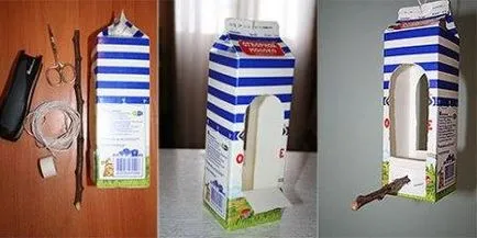 Troacă pentru păsări cu mâinile sale și fotografie idei originale (alimentatoare de păsări cu mâinile lor: fotografii și idei originale) Troacă pentru păsări cu mâinile fotografie și idei originale