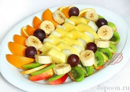 Frumoase idei de fructe feliate cu poze pentru inspirație! 8 linguri