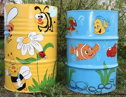Paint butoaie din țară - tehnologia și idei